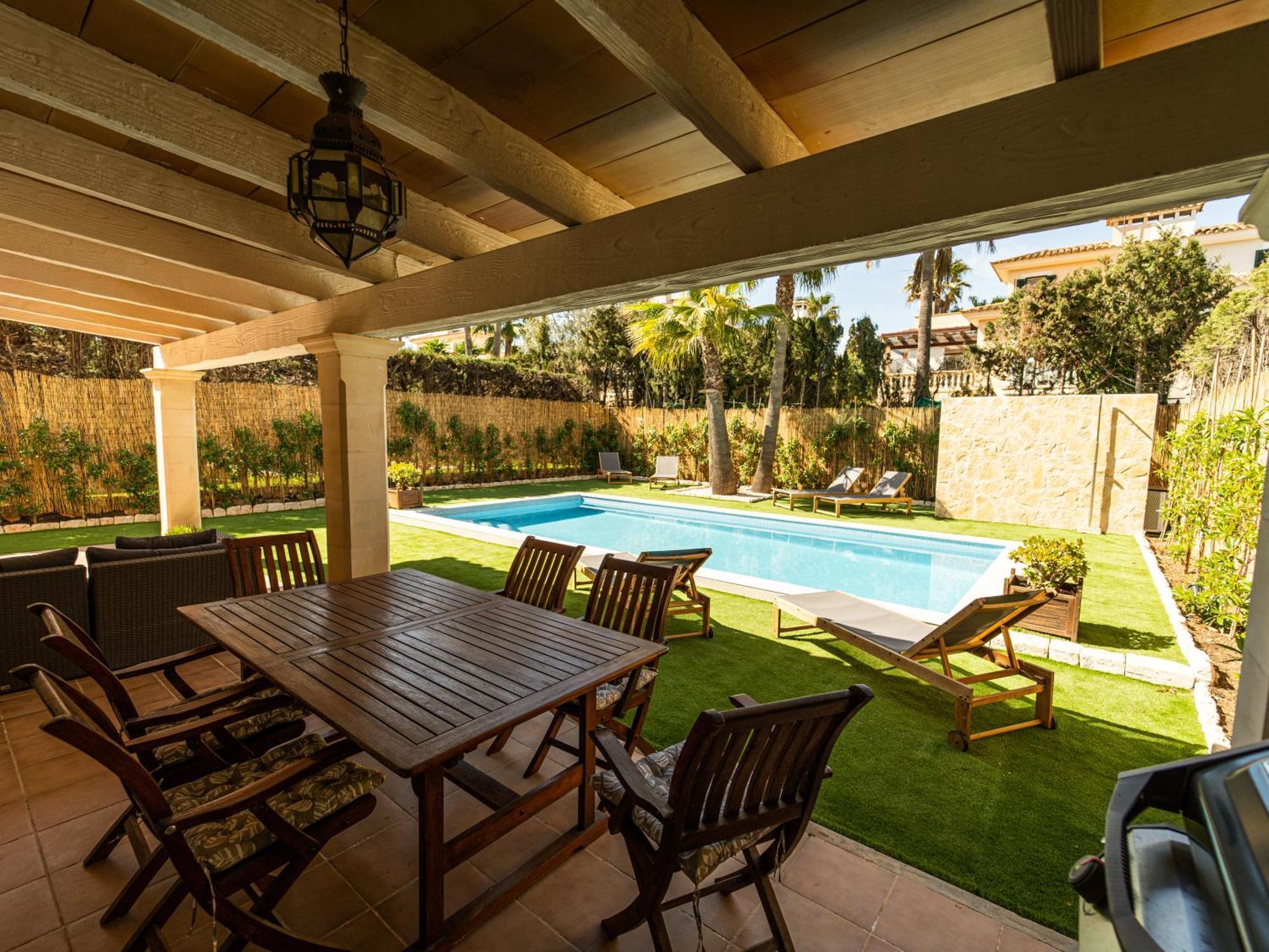 Casa Pinsa - Grosszuegiges Mediterran-Stilvolles Ferienhaus Mit Eigenem Pool In Puig De Ros Llucmajor Kültér fotó