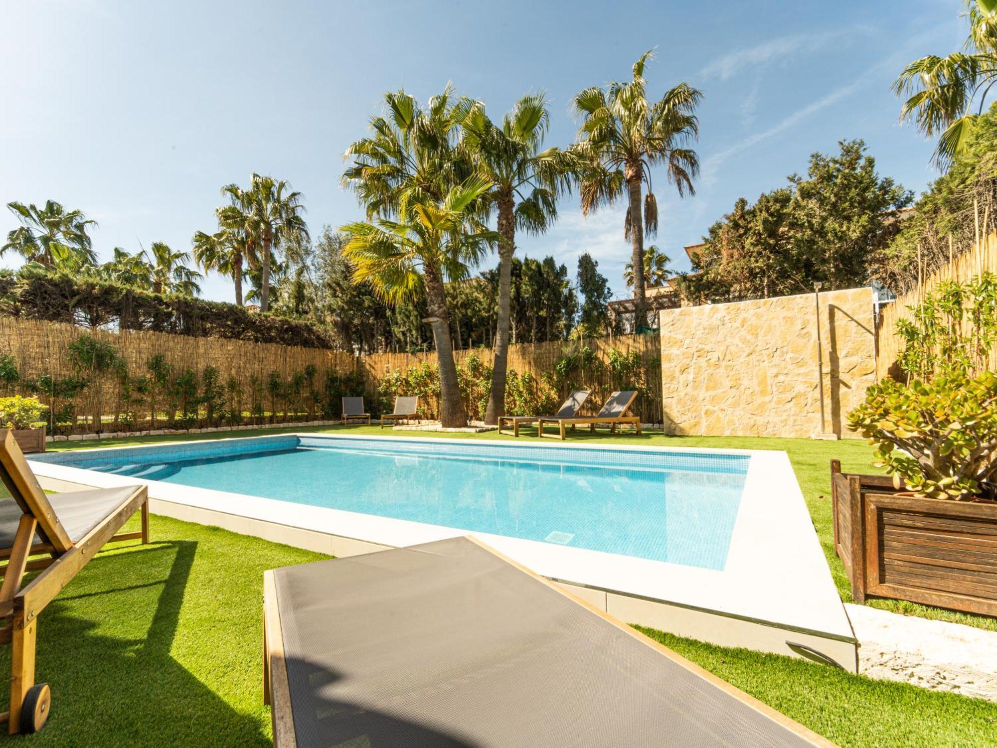 Casa Pinsa - Grosszuegiges Mediterran-Stilvolles Ferienhaus Mit Eigenem Pool In Puig De Ros Llucmajor Kültér fotó