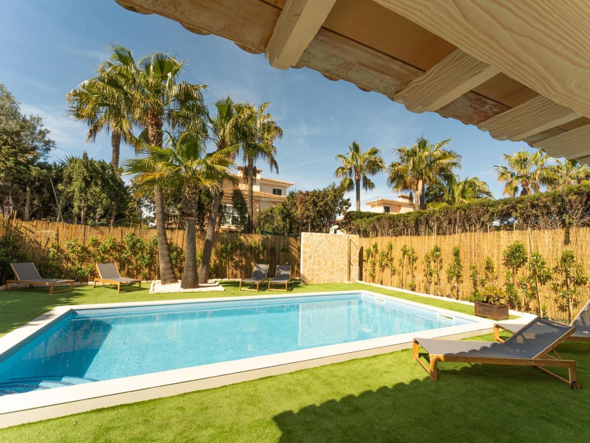 Casa Pinsa - Grosszuegiges Mediterran-Stilvolles Ferienhaus Mit Eigenem Pool In Puig De Ros Llucmajor Kültér fotó